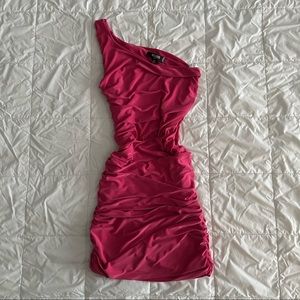 Missguided one shoulder dress
